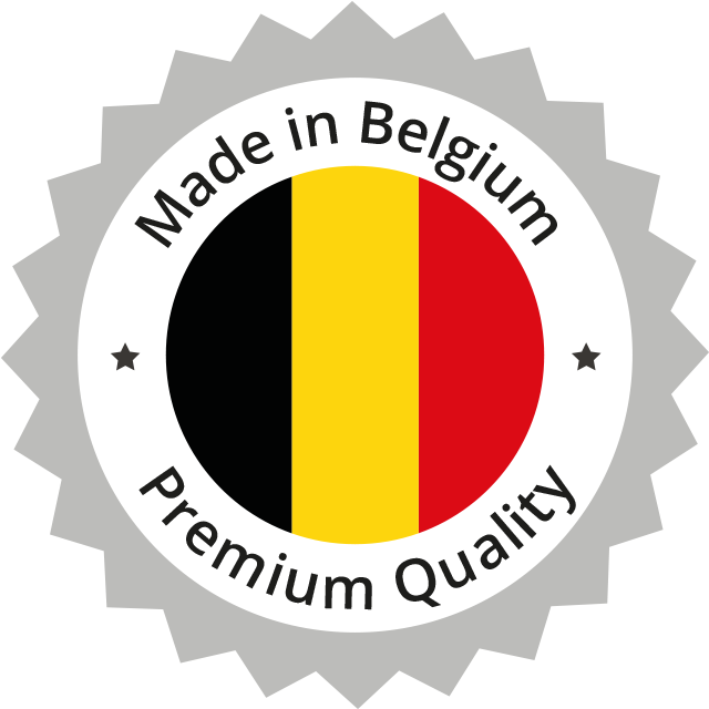 Designed & made in Belgium
